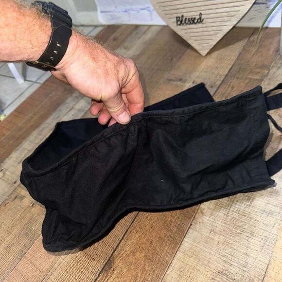 Canvas Tote Shopping Bag Magnolia Waco Texas Black - Picture 7 of 9